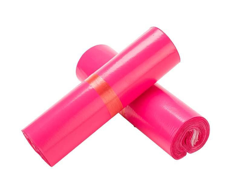 枝江玫红色快递袋-02